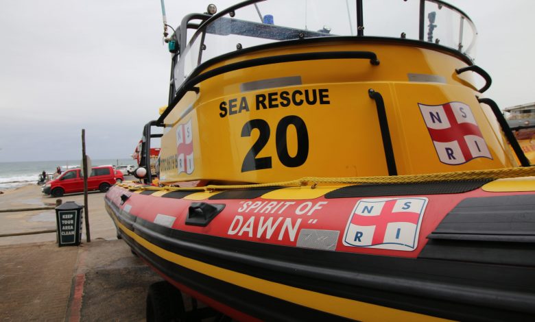 Jet-skier rescued after red flare activated