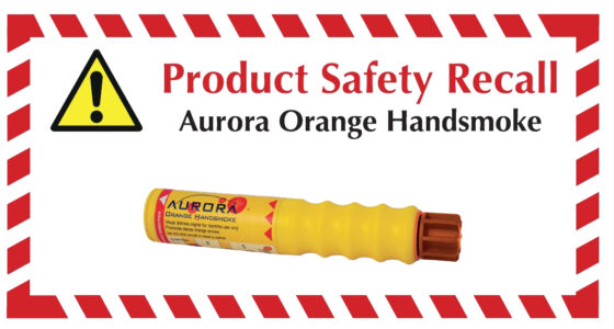 Product Safety Recall — Aurora Orange Handsmoke