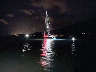 Illuminating flares used in rescue of six