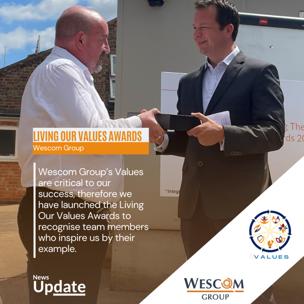 Vestcom Core Values Wescom Group Living Our Values Awards - Comet - Marine Distress Signals