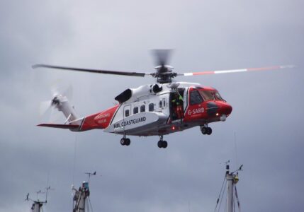 872 people saved by UK search and rescue helicopter crews