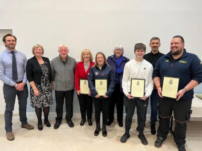 Son follows father into RNLI and saves lives after spotting flare